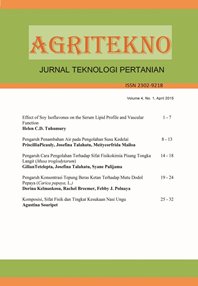 about the journal | agritekno: jurnal teknologi pertanian
